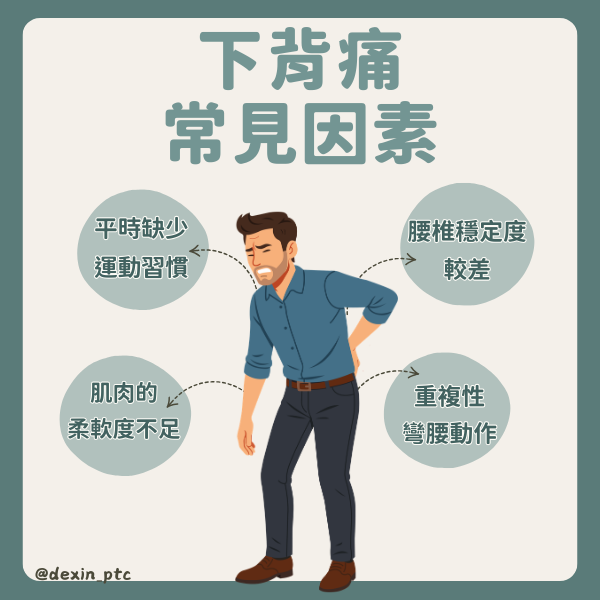 高雄下背痛物理治療｜肌肉緊繃、急性拉傷、核心無力