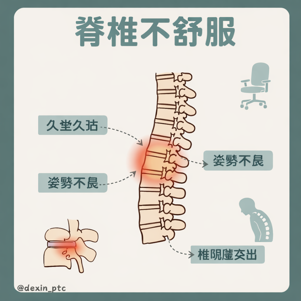 什麼是脊椎滑脫？有哪些常見症狀？｜德馨物理治療所 解析核心訓練與日常調理方式