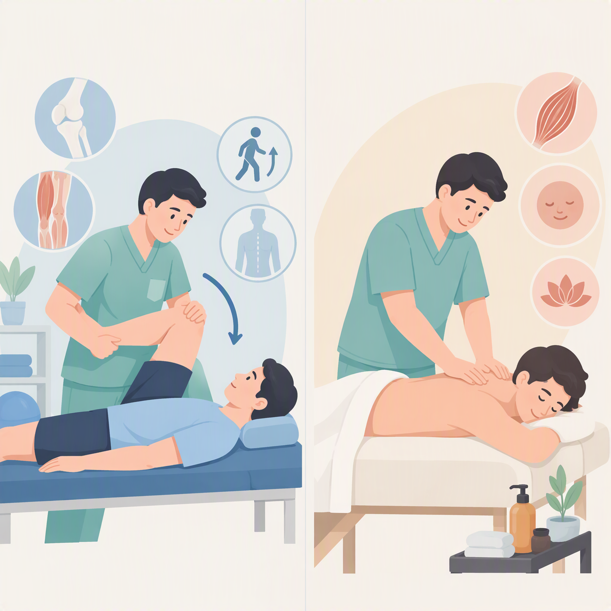徒手治療跟按摩有什麼不同？從評估流程、治療方式到適用情況一次了解｜高雄徒手治療推薦
